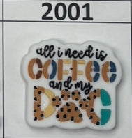 2001- Coffee & My Dog Focal Bead