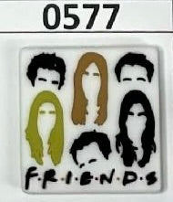 0577-  Friends Focal Bead