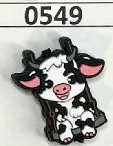 0549-  Cow on Swing Focal Bead