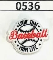 0536-  Livin' That Baseball Mom Life Focal Bead
