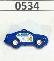 0534-  Police Car Focal Bead