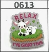 0613-  I've Goat This Focal Bead