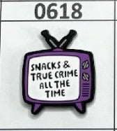 0618- Snacks and True Crime Focal Bead
