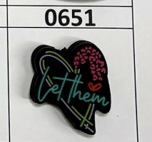 0651- Let Them Focal Bead