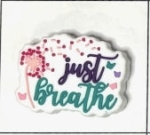 0658- Just Breathe Focal Bead