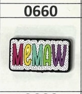 0660- Memaw Focal Bead