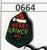 0664-Merry Grinchmas Focal Bead