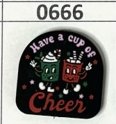 0666- Have a Cup of Cheer Focal Bead