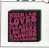 0670- When I am Loved Focal Bead