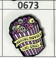 0673-Horror Movies and Chill Focal Bead