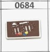 0684- Chocolate Candy Focal Bead