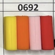 0692- 3D Solid Book Focal Bead