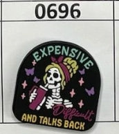 0696- Expensive, Difficult and Talks Back Focal Bead
