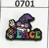 0701- Peace Gnome Focal Bead