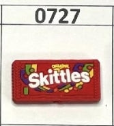 0727- Red Skit Focal Bead