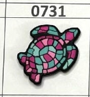 0731- Mosaix Sea Turtle Focal Bead