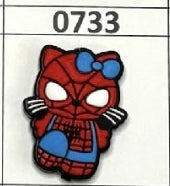 0733- Red Spidey HK Focal Bead