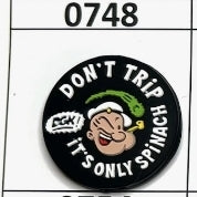 0748-  Don't Trip It's Only Spinach Focal Bead