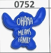 0752-  Ohana Means Family Focal Bead
