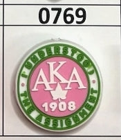 0769- AKA Round  Focal Bead