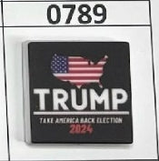 0789-  Trump Take America Back 2024 Focal Bead