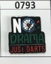 0793-  No Drama Just Darts Focal Bead