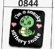 0844-  Sneaky Slithery Snake Focal Bead