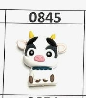 0845- 3D Dairy Cow Focal Bead