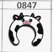 0847- Cow Bead Cap Focal Bead