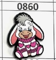 0860-  Sweater Donkey Focal Bead