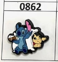 0862- Lilo and $titch Focal Bead