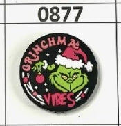 0877- Grinchmas Vibes Focal Bead