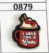 0879- I Love You a Latte Focal Bead