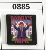 0885- Daddy's Home Trump  Focal Bead