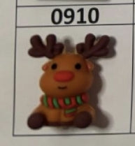 0910-  Reindeer 3D Focal Bead
