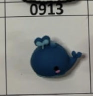 0913- Whale 3D Focal Bead