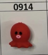 0914-  Octopus 3D Focal Bead