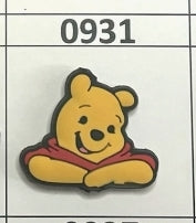 0931- Yellow Bear Focal Bead