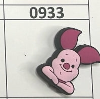 0933- Pink Pig Focal Bead