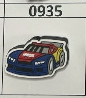 0935- Race Car Focal Bead