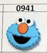 0941- Cookie Mon Head Focal Bead