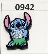 0942- Blue Guy Skirt Focal Bead