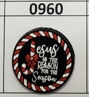 0960- Jesus- Reason for Season Focal Bead
