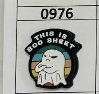 0976- Boo Sheet Focal Bead