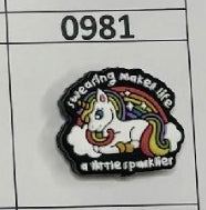 0981- Swearing Makes Life Focal Bead
