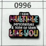 0996- Multiple Personalities Focal Bead