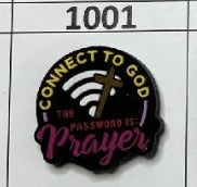 1001- Connect to God Focal Bead