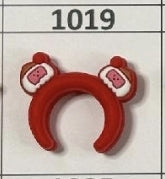 1019- Santa Bead Band Focal Bead