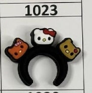1023- Triple Kitty Bead Band Focal Bead