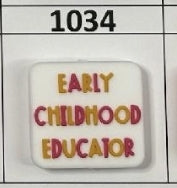 1034- Early Childhood Educator Focal Bead